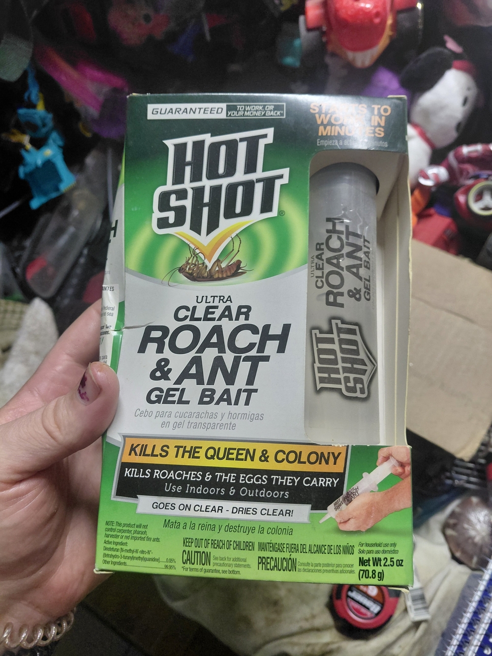 Hot Shot Clear Roach & Ant Gel Bait - Ultra Clear